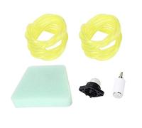 Filtre à carburant Tube de tuyau de conduite de carburant avec pompe à ampoule d'amorçage Bougie d'allumage Pièces de rechange pour tronçonneuse Poulan Craftsman Tronçonneuse 1950 Scie à gaz 530037793