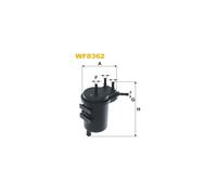 Filtre à carburant WIX FILTERS WF8362