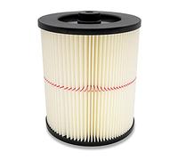 Filtre à cartouche 9-17816 rouge de rechange pour filtre à air humide/sec 17816 - Pièce de rechange pour filtre à cartouche d'aspirateur de 19 litres et plus grand