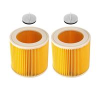 Filtre À Cartouche A47T 2 Pièces, Compatible Avec Karcher, Aspirateur WD3, Compatible Avec Premium, WD2 WD3 WD1 MV3 MV2 WD 3 P Kit D'extension Contre Les Poussières Fines