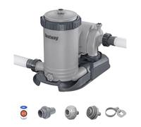 Bestway Pompe de filtration à cartouche pour piscine hors sol 9 463 L - 42 cm x 30 cm x 37 cm - Gris