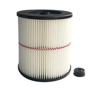 Filtre À Cartouche De Rechange, Filtre Lavable À Rayures Rouges, Pièce De Rechange For Aspirateurs Craftsman 38754 17816(Type 17816)