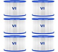 Filtre à cartouche - RICEEL - Bestway 58323 - 6 PCS - Compatible Lay-Z-Spa - Filtration efficace