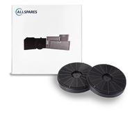 Filtre à charbon (2pcs) GoodHome 50 / CARBFILT50 par AllSpares