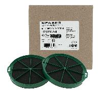 Filtre à charbon (2pcs) longue durée d’origine Faber pour IN-NOVA SMART / VALUE PB / FLEXA HIP