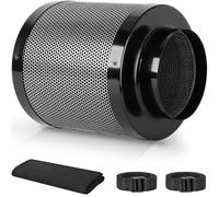 Filtre à charbon actif 150 mm x 250 mm - Filtre à carbone haute performance avec charbon de bois vierge australien, élimine 3 fois plus d'odeurs, filtre à carbone pour ventilateur de tuyau, tentes de