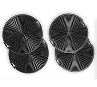 4 x filtres à charbon actif adaptés pour AEG-Elektrolux EFF75 4055093712, 942...