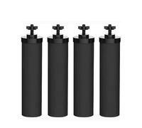 Filtre À Charbon Actif BB9-2, Compatible Avec Berkey, Noir, Compatible Avec Le Système De Filtration D'eau Par Gravité, Remplacement Du Filtre À Eau Du Réfrigérateur(4pcs)