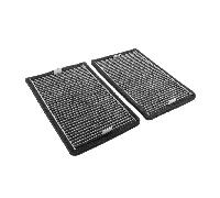 3x Filtre à charbon actif compatible avec Miele DKF 19-P (2pcs)