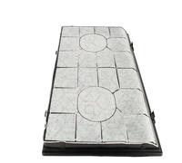Filtre à Charbon actif D195-484000008578 - CHF190 - FAT190 - Type 190 - AMH520-481281718523 / AC40. Antibacterien