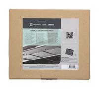 Filtre à charbon actif Electrolux AEG 902980045/6 230 x 210 mm MCFE01 Type 15 pour hotte rectangulaire Filtre à charbon actif avec alarme TimeStrip également jacuzzi 48400008575 Indesit C00380078