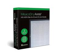 Filtre à charbon actif MeacoDry Arete, compatible avec les déshumidificateurs de 10L et 12L, pack de 3 unités, élimine les odeurs et améliore la qualité de l'air