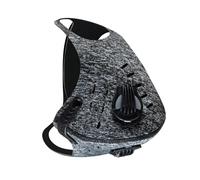 Filtre à charbon actif pour cyclisme, valves respiratoires, protection avec filtre pour moto, Pisiqi, masque de bouche, demi-visage