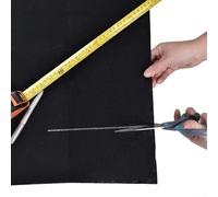 Filtre à charbon actif pour hotte aspirante 100 cm x 100 cm x 3 mm Filtre à charbon éponge absorbant les odeurs et la graisse Filtre de purification d'air en polyuréthane résistant aux acides