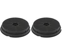 Filtre à charbon actif pour hotte de cuisine de 19 cm compatible avec différentes marques (Lot de 2)