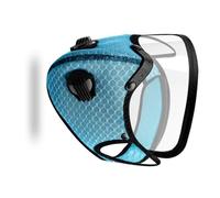 Filtre à charbon actif pour le visage - Couvre-bouche anti-poussière réutilisable et lavable