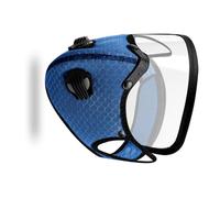 Filtre à charbon actif pour le visage - Couvre-bouche anti-poussière réutilisable et lavable