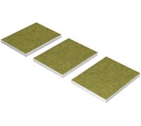 Filtre à charbon Alapure - Compatible avec Bosch CleanAir Plus 17004035 / DIZ1JX1B6 (lot de 3 filtres)
