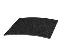 Filtre à charbon de rechange pour hottes de cuisine, filtre à graisse en fibre de carbone actif pour éliminer les fumées d'huile, 436 x 360 x 10 mm, noir