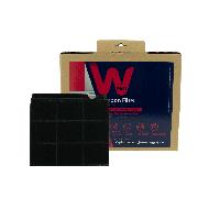 Accessoire hotte Wpro Filtre charbon Blanc G