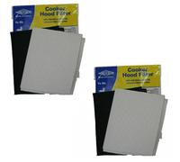 Paxanpax PCK003 Kit universel de filtres à graisse et charbon pour hotte aspirante, 4 pièces (lot de 1), 90 cm