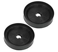 Filtre à charbon pour hotte Akpo WK-4 NERO 50 BLACK - Wessper - 2x rond - Noir