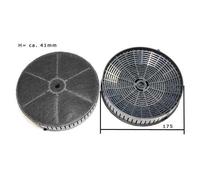 Filtre à charbon WPRO Type 57 / AMC072 (lot de 2)