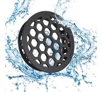 Filtre à cheveux de rechange optimisé pour gouttières de douche TECE Drainline - Sans outil - Diamètre 49 mm - Plastique noir - Remplace le tamis à cheveux original TECE (660005)