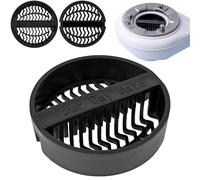 Filtre à Cheveux pour vidage de Douche, Noir, Compatible avec Les vidages Viega Tempoplex modèles 6963, 6962, 6961, 6960