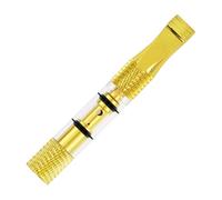 Filtre à Cigarette en Cuivre Plaqué or Filtre à Tabac Réutilisable et Propre avec Multi-Filtrage pour Cigarettes Standard Ø8mm, Cigarettes Fines Ø6mm et Ø5mm