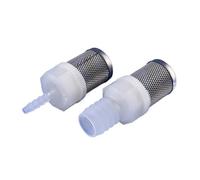 Filtre à clapet anti-retour en laiton, Connecteur de filtre d'admission pompe à eau connexion rapide, maille 16, acier inoxydable PP G1/2 4-20 mm(G1i2-8mm,50 Sets)