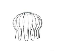 Filtre à débris pour systèmes de gouttières Solution en acier inoxydable pour gestion de l'eau de pluie (110 mm-120 mm)