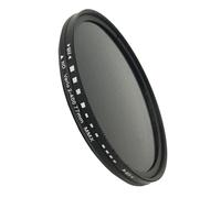 Filtre à densité neutre réglable ND2 à ND400, curseur fin compatible avec les appareils photo, densité neutre 77 mm