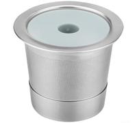 Filtre à dosettes de café en acier inoxydable respectueux de l'environnement pour brasseurs à portion unique 1.0 2.0 - Tasse en métal réutilisable 5,5 cm (une)