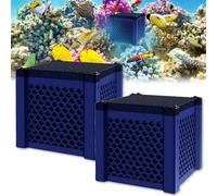 Filtre à eau 2.0, filtres de réservoir, cube purificateur d'eau super puissant, filtration super forte et contrôle des odeurs - Cube de charbon en nid d'abeille, cubes purificateurs d'eau pour