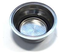 Filtre à eau 2 tasses pour expresso - Delonghi - Gris - Compatible café moulu - Capacité de boisson 100 ml