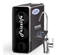 Filtre à eau à osmose inverse Frizzlife 1200GPD, NSF/ANSI 42&58&372, système RO sans réservoir à 11 étapes, sous évier, rapport pur/drainage de 3:1, robinet intelligent, réduction des PFAS, PD1200