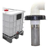 Filtre à eau à tonneau de pluie, écran filtrant pour tuyau d'arrosage | Raccord de bouchon de tuyau pour canne à pluie - Couvercle de filtre de tuyau de sortie de réservoir