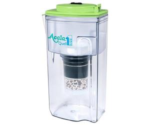 Filtre à eau AcalaQuell One carafe filtrante | vert clair | Très haute performance de filtration selon des principes naturels | Filtre à charbon actif | Délicieuse dégustation d’une eau saine