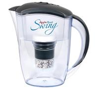 Filtre à eau AcalaQuell Swing carafe filtrante | Anthracite | Très haute performance de filtration | Cartouche filtrante multi-couche | Technologie de PI | Délicieuse dégustation d’une eau saine