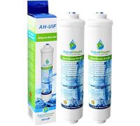 2x AquaHouse AH-UIF Compatible Filtre à eau pour réfrigérateur Samsung DA29-10105J, LG 5231JA2010B, Haier 0060823485A (Remplace les filtres externes uniquement)
