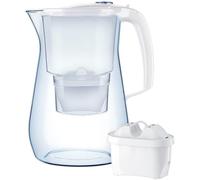 Filtre À Eau Blanche B217 Onyx Avec 1 Cartouche Filtrante Maxfor+ Filtre À Eau En Verre De Qualité Supérieure Pour Réduire Le Calcaire, Le Chlore Et D'Autres Substances, Volume 4[FIL9260217]