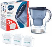 Filtre à eau BRITA Marella en paquet de réserve avec 1 x cartouches Maxtra, couleur bleue