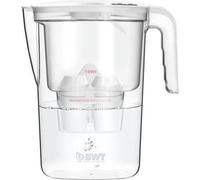Filtre à eau BWT Vida Taille 25.2 x 11.3 cm Hauteur 27.8 cm 2.6 litres Pure White