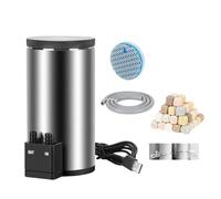 Filtre à eau compact en acier inoxydable alimenté par USB Filtre pour aquariums à haute efficacité avec faible bruit pour les maisons à usage domestique Petits aquariums Seau en acier inoxydable