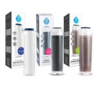 Filtre à eau - DAFI - 3 Cartouches - Charbon actif - Résine échangeuse d'ions - Polypropylène 25um