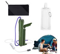 Filtre à eau De Camping, Purificateur D'eau De Survie | Survie Du Filtre à eau Pompe Manuel 0,0001 Micron | Équipement De Survie De Haute Précision Pour