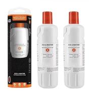 Filtre à eau de rechange for réfrigérateur, compatible avec le filtre Everydrop de Whirlpool 2- EDR2RXD1, élément W10413645A, WRF989SDAB, filtration haute efficacité(2psc)