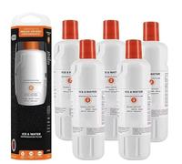 Filtre à eau de rechange for réfrigérateur, compatible avec le filtre Everydrop de Whirlpool 2- EDR2RXD1, élément W10413645A, WRF989SDAB, filtration haute efficacité(5psc)