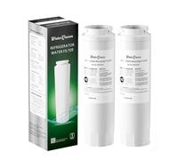 Filtre à eau de rechange for réfrigérateur, compatible avec Whirlpool, UKF8001, UKF8001AXX, UKF9001, 4396395, compatible avec Maytag, UKF8001 AXX, élimine le chlore(2pcs)